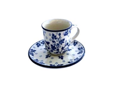 Espresso kávéscsésze és csészealj – cseresznyevirágos, 60 ml