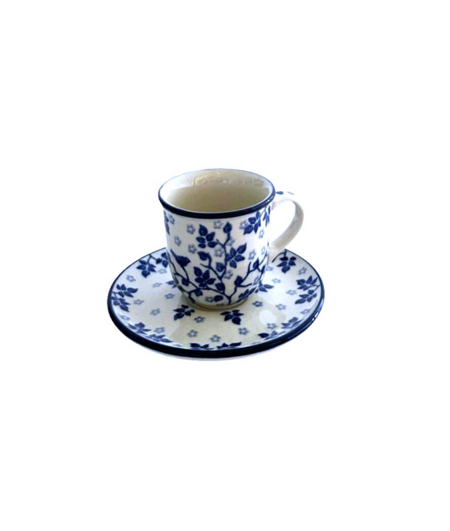 Espresso kávéscsésze és csészealj – cseresznyevirágos, 60 ml